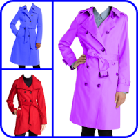 Woman Trench Coat Photo Suit Editor