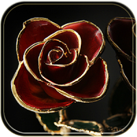 Gold Rose Theme dark red