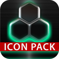 GLOW MINT icon pack HD 3D