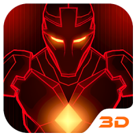 Red Iron Hero 3D Theme