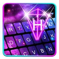 Galaxy 3d Hologram Keyboard Theme
