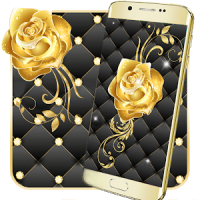 Gold Rose Live Wallpaper