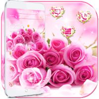 Pink Rose Romantic Love Theme