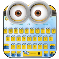 Yellow Cute Cartoon Keyboard