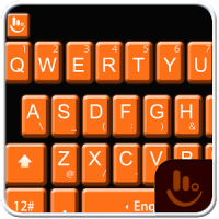 Dark Orange Keyboard Theme