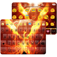 Gold Phoenix Emoji Keyboard