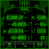 Green Chess Crown Dialer theme