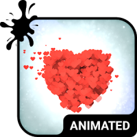1001 Hearts Animated Keyboard + Live Wallpaper