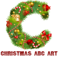 Christmas Craft ABC art