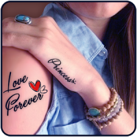 Tattoo My Photo with My Name for Boys & Girls