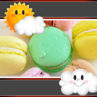 Macarons Clock And Weather