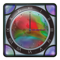 Glass Water Analog Clock