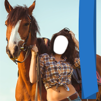 Mujer con foto de caballo