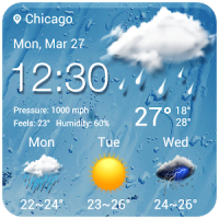 Weather report app& widget ⛅ .