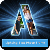 Lighting Text Photo Frame
