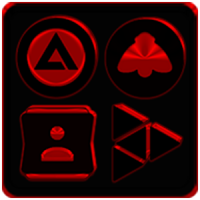 Black and Red Icon Pack ✨Free✨