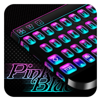 Pink & Blue Keyboard