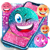 Emoji glitter live wallpaper