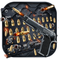 Gun and Bullet Keyboard Theme