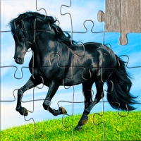 Horse Jigsaw Puzzles Game - For Kids & Adults