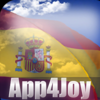 Bandera de España 3D Fondo animado
