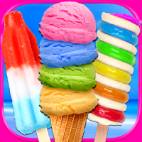 Rainbow Ice Cream & Popsicles