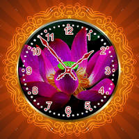 Lotus Clock Live Wallpaper