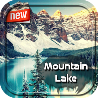 Mountain Lake Photo Frame