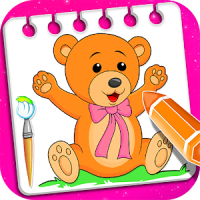 Little Teddy Bear Coloring Book Game