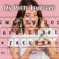 Mi teclado con foto de fondo