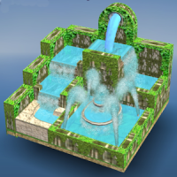Flow Water Fountain 3D Puzzle - Flujo Agua Fuente