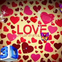 3D Valentines Wallpaper