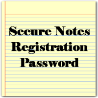 Reg. PW for Secure Notes