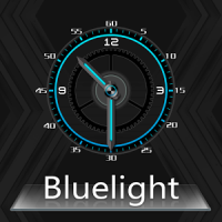 BlueLight Clock Widget