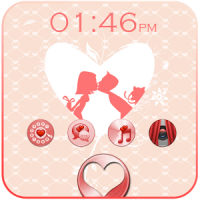 Cute Couple Kiss Go Locker Theme