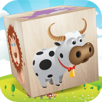 Blocks Puzzle for baby kids - Animals