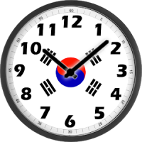 South Korea Clock