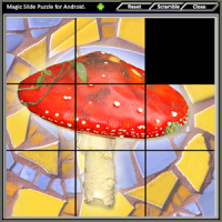 Magic Slide Puzzle Mushrooms 2