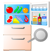 Kochen Leben /Kühlschrank