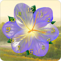 꽃 시계 라이브 배경 화면