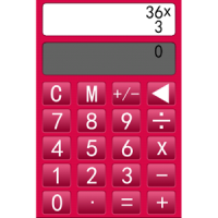 Colorful calculator