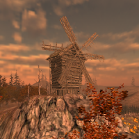 WINDMILL WID 3D FREE WALLPAPER