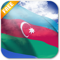 Azerbaijan Flag Live Wallpaper