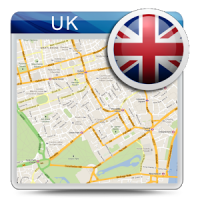 Inglaterra UK Offline Mapa