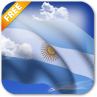 3D Argentina Bandeira
