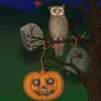 Halloween Owl Live Wallpaper