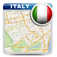 Italia offline mapa, hoja ruta