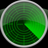 Radar Clock Live Wallpaper