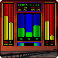 Clock of Life (red sunset) LWP