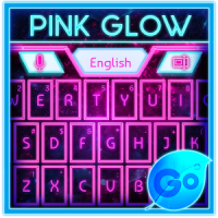 GO Keyboard Pink Glow Theme